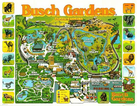 Busch Gardens Map