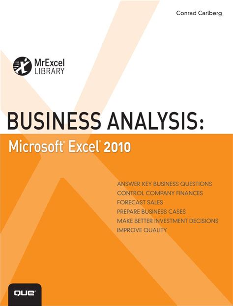 Business Analysis with Excel 2010