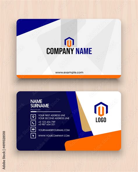 A creative business card design