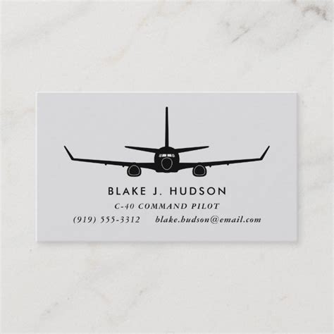 Business Card for Pilots