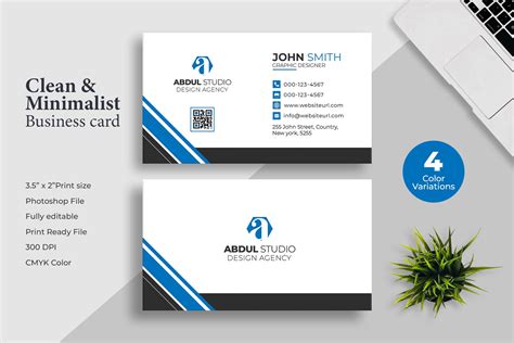 A business card template can help you create a professional-looking business card