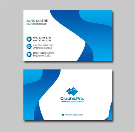 Business Card Template AI