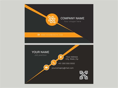 Business Card Template AI