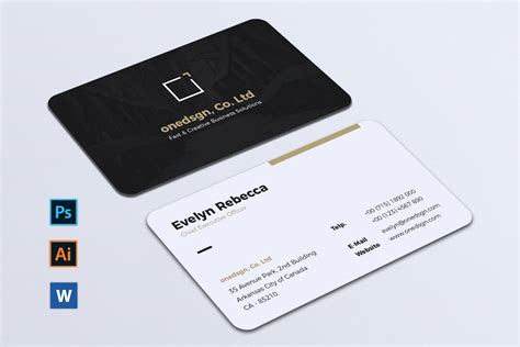 Business Card Template PDF