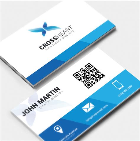 Business Card Template Psd With Bleed 1