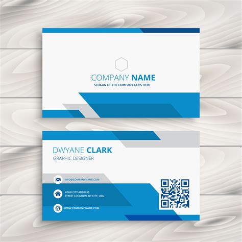 Business Card Template Vector