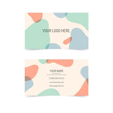 Business Card Template with Image