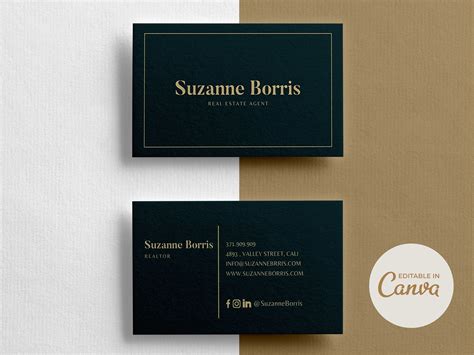 Business card templates for Canva