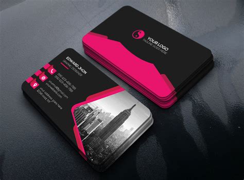 business card templates psd designs