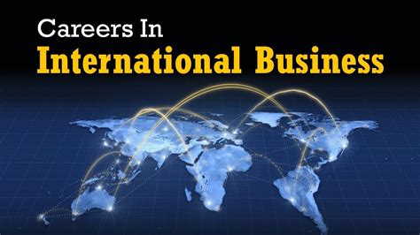 Business Careers International Business