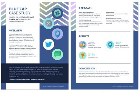 Business Case Study Template Design