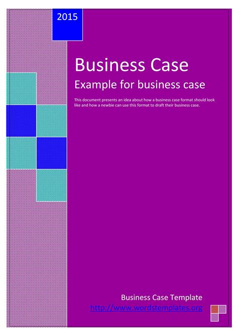 Basic Business Case Template