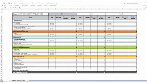 Business Case Template Excel