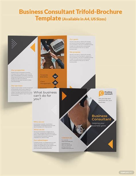 Business Consulting Brochure Template