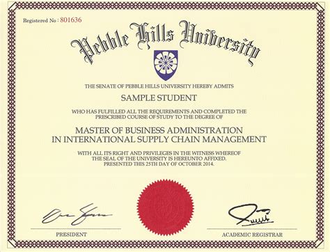 Business degree