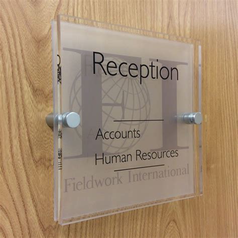 Example of a business door sign template for a home office