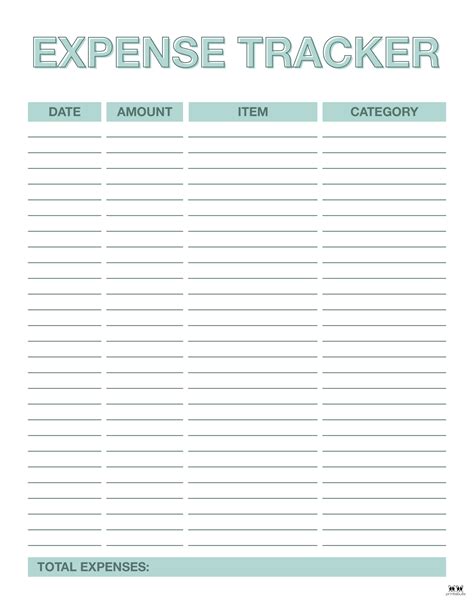 Business Expense Tracker Template Benefits