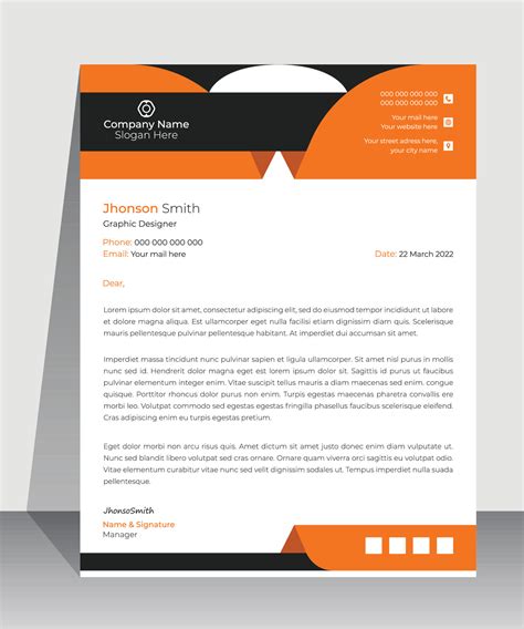 Business Letterhead Templates Graphics