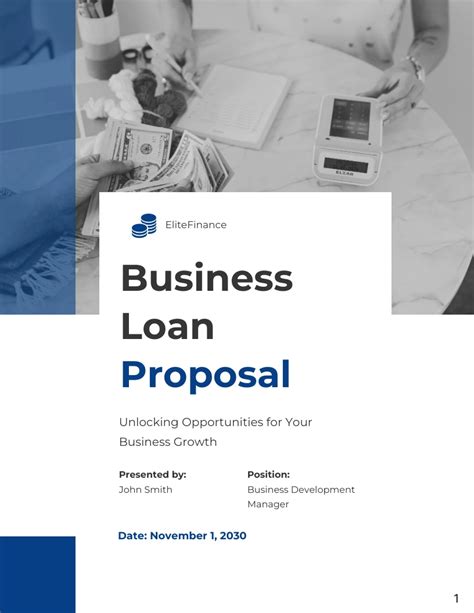 Business Loan Proposal Template