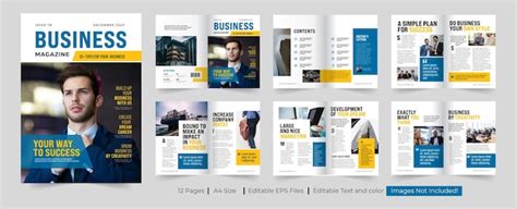 Business Magazine Template