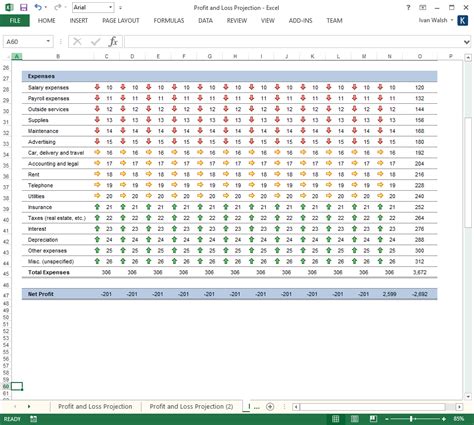 Business Plan Template Excel