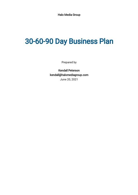 Business Plan Template for Mac