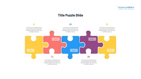 Business PowerPoint Puzzle Pieces Templates