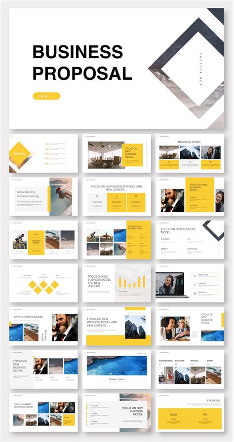 Business Presentation Template Design Example 3