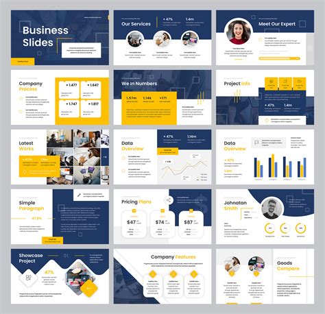 Business Presentation Template Design