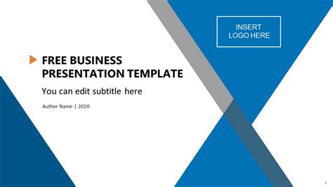 Business Presentation Template Word