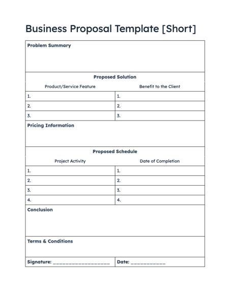 Business Proposal Template