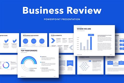 Business Review Template PPT Slides