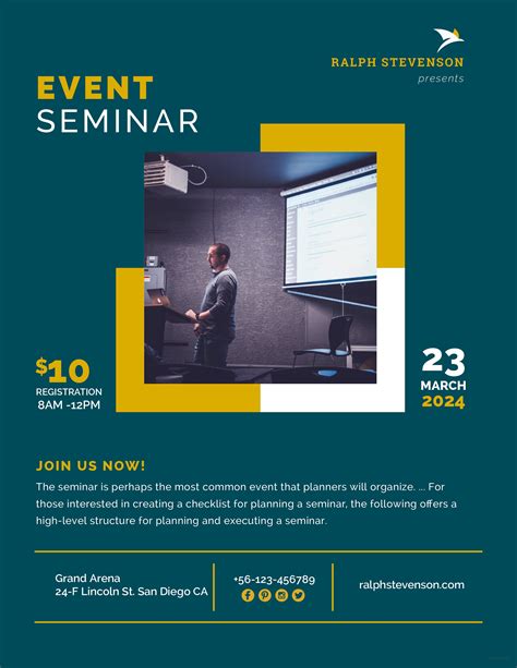 Business Seminar Template