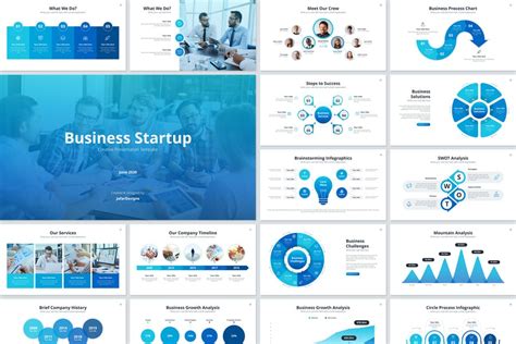 Business Startup PowerPoint Template Team and Operations