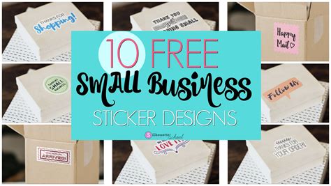 Business Sticker Sheet