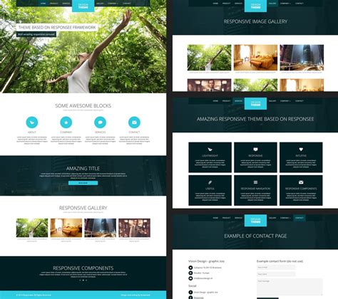 Business website template design