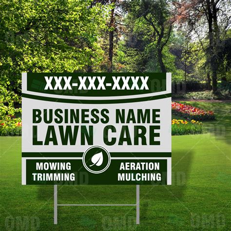 Business Yard Sign Examples