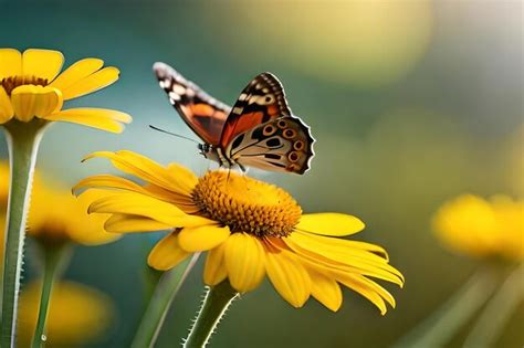 Butterflies and Flowers