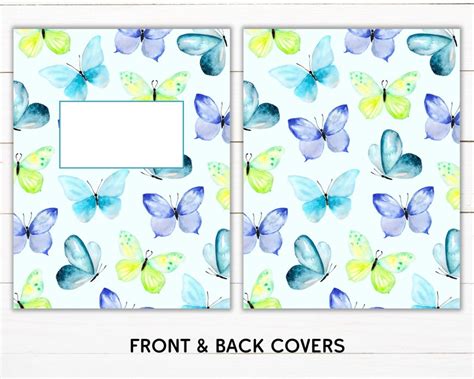 Butterfly Binder Cover