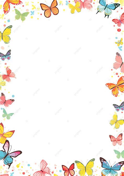 Butterfly page border