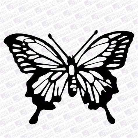 Butterfly Stencil Design