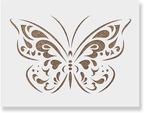 Butterfly Stencil Design