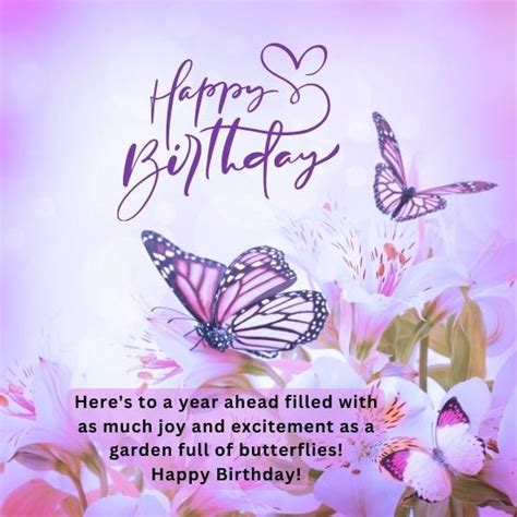 Butterfly Wishes Birthday Card