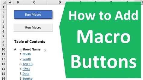 Buttons in Macros Applications