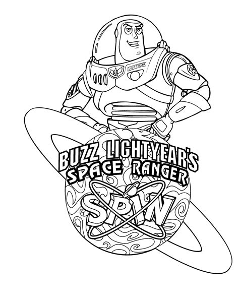 Buzz Lightyear Space Ranger Coloring