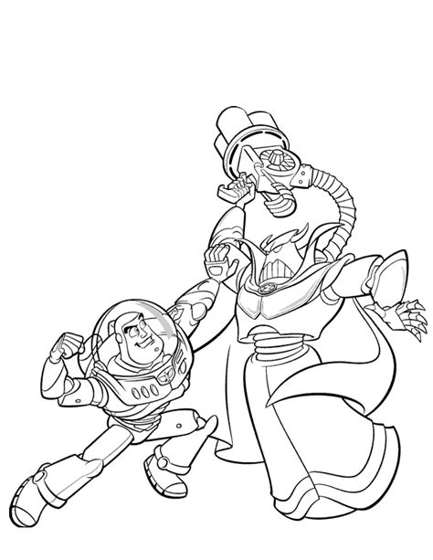 Buzz Lightyear Star Command Coloring