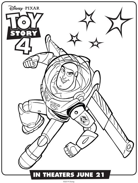 Buzz Lightyear Toy Story Coloring