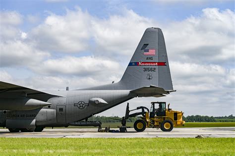 C-130 aircraft in flight