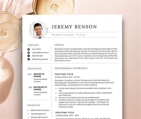 C-Level Resume Template Structure