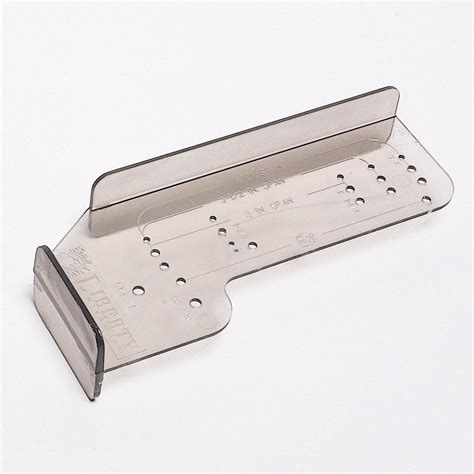 Cabinet handle template materials